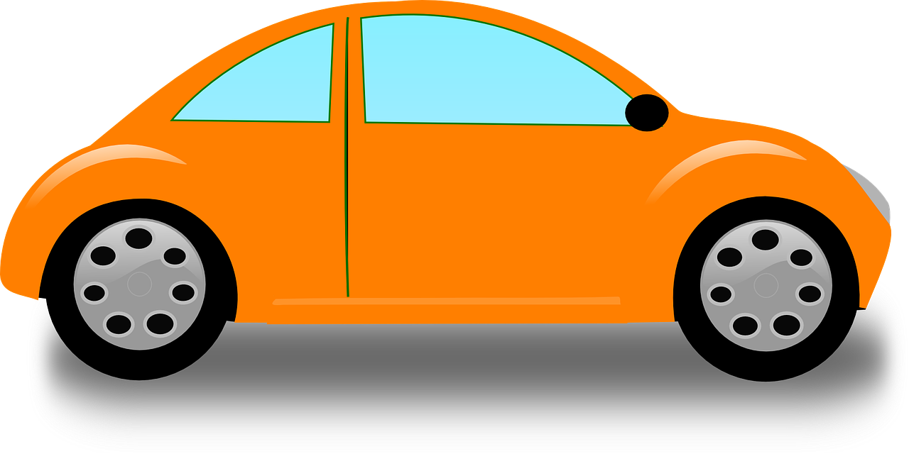 car automobile orange free photo