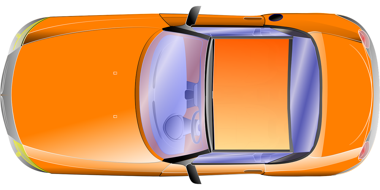 car vehicle orange free photo