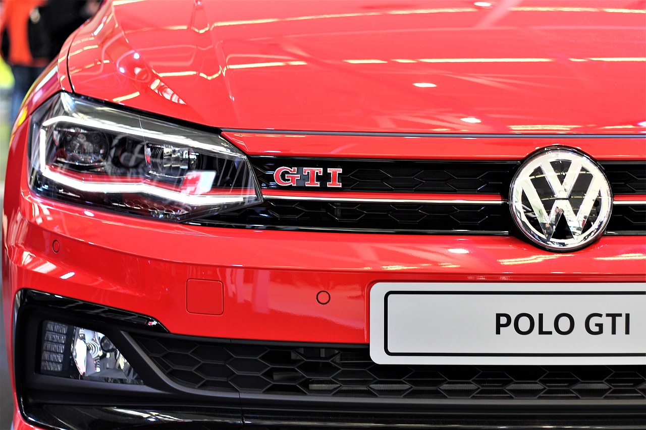 car  volkswagen polo gti  auto show zagreb 2018 free photo