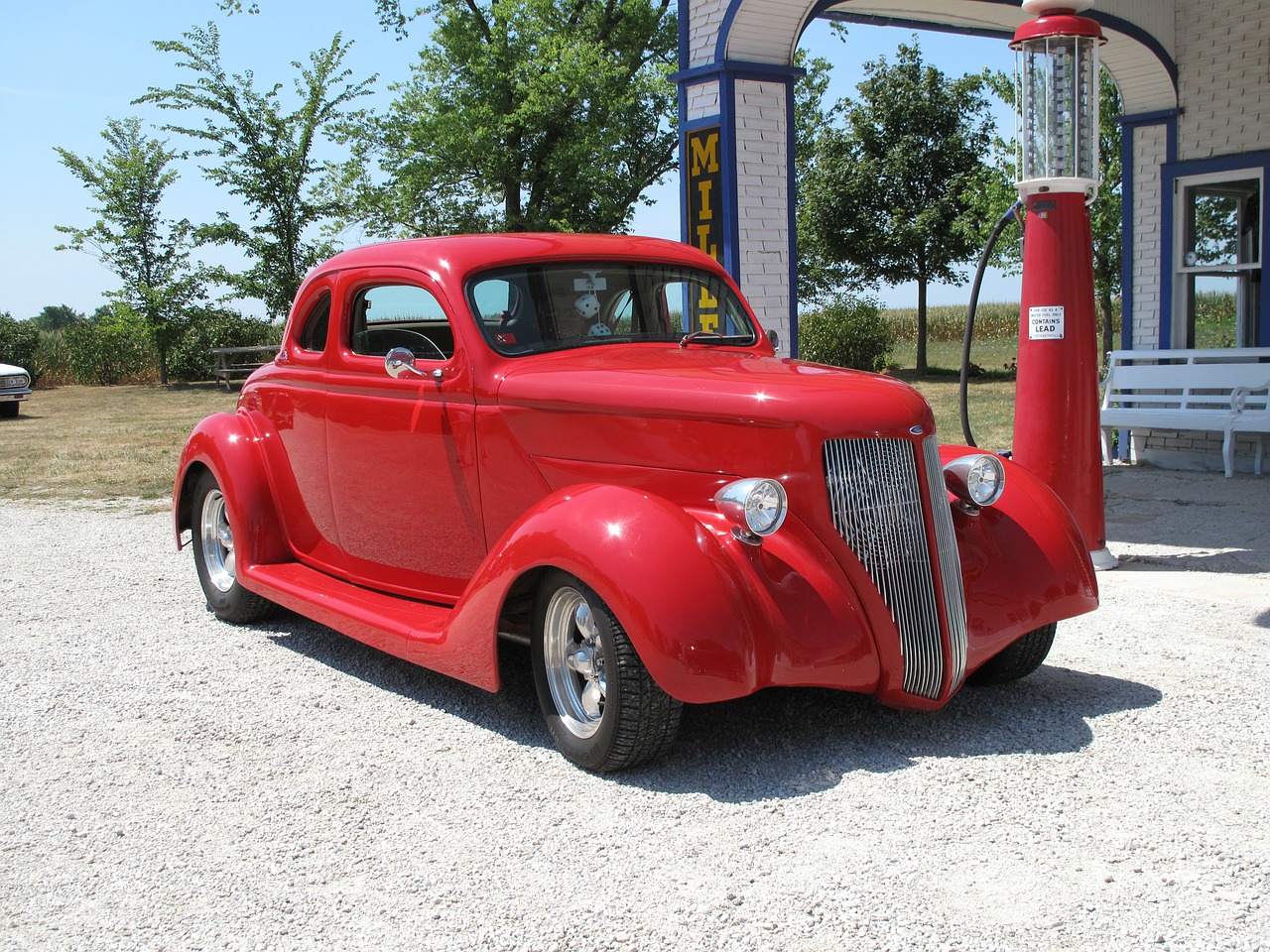 car route 66 chicago free photo