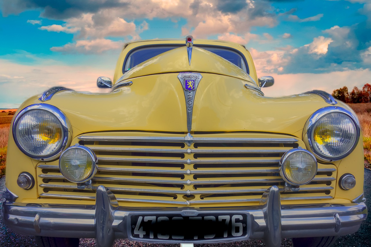 car  collection  yellow free photo