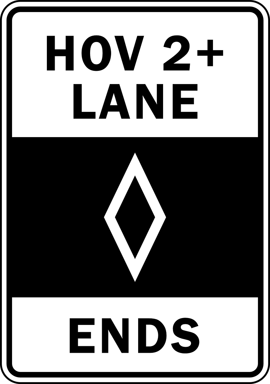 car lane information free photo