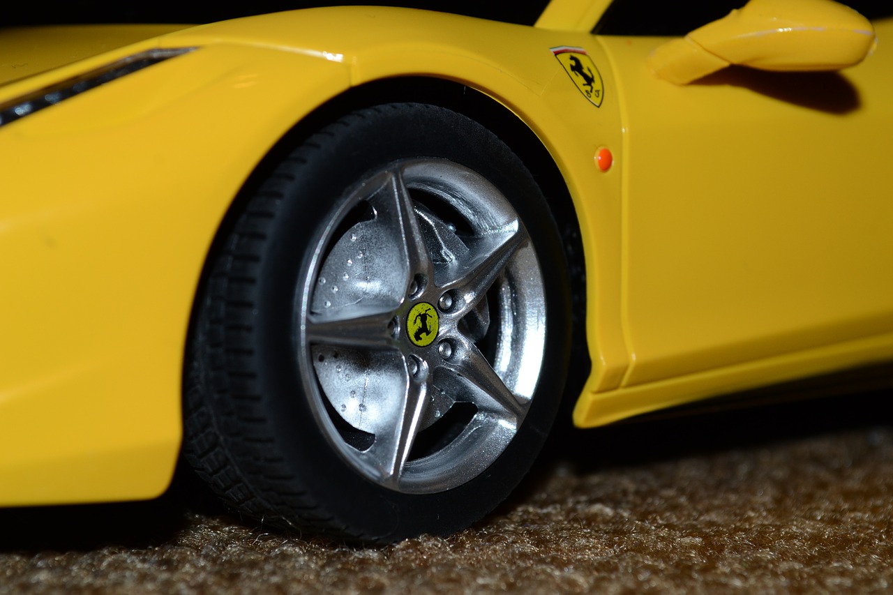 car ferrari tire free photo