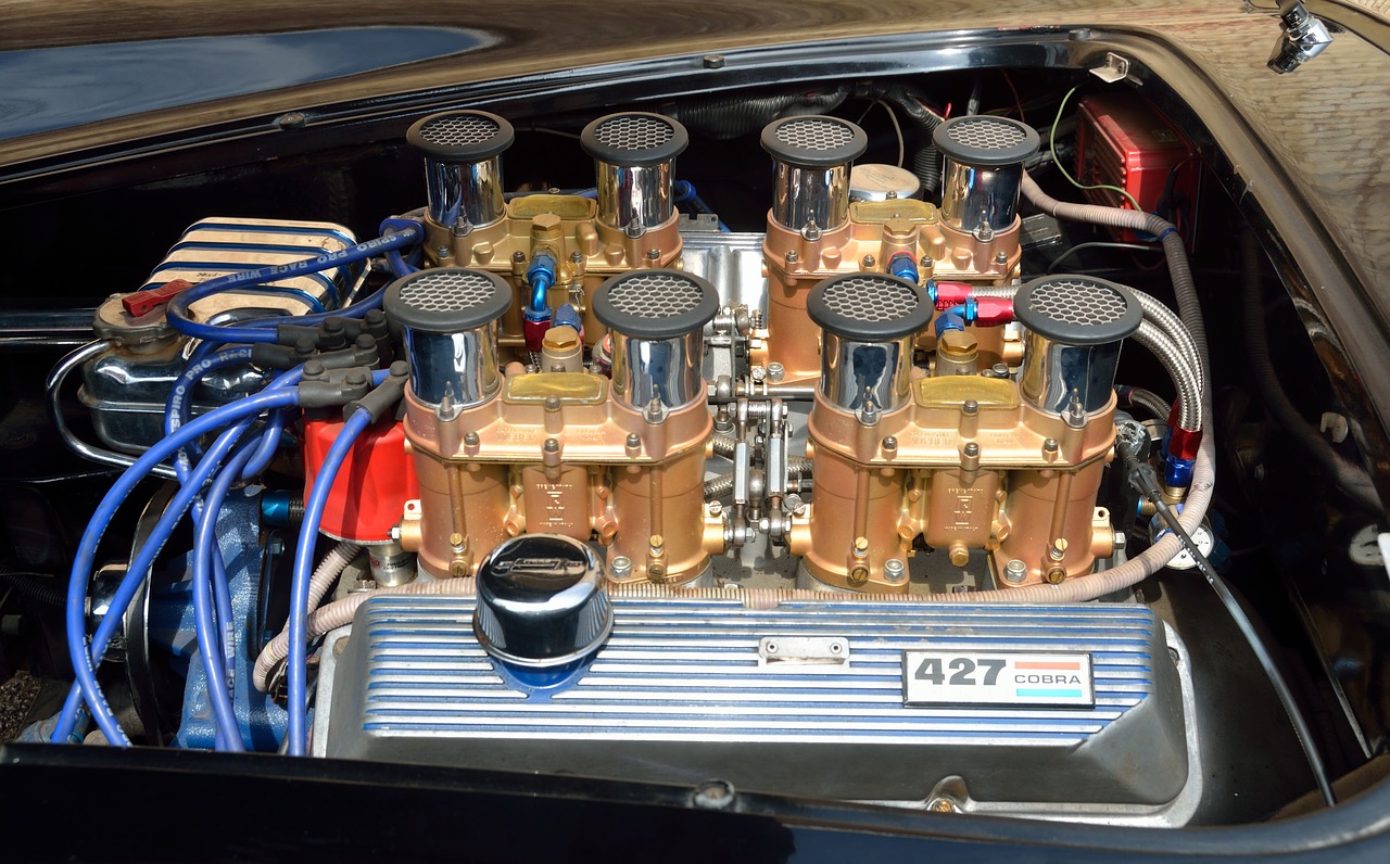 car engine automobile classic free photo