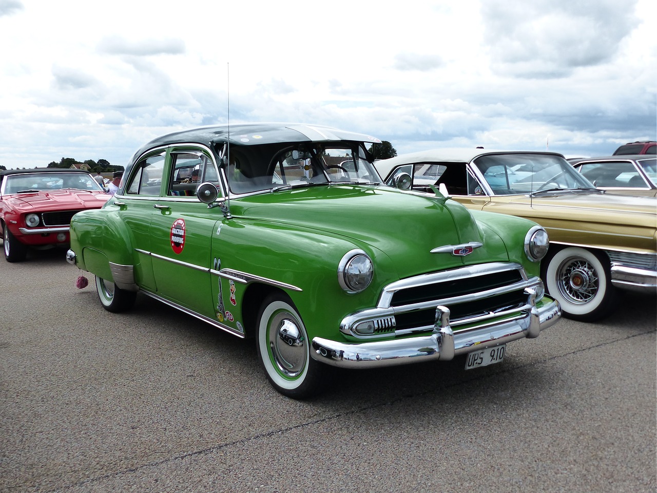 car show car green free photo