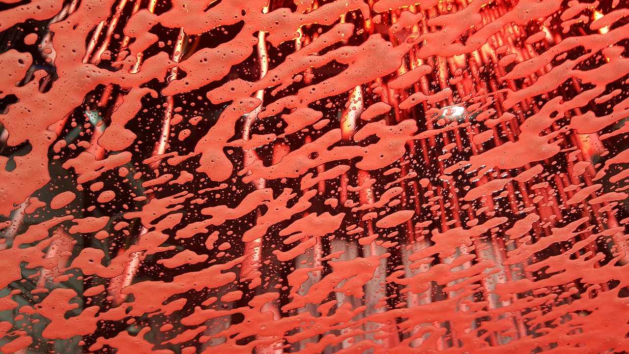 car-wash car wash red free photo