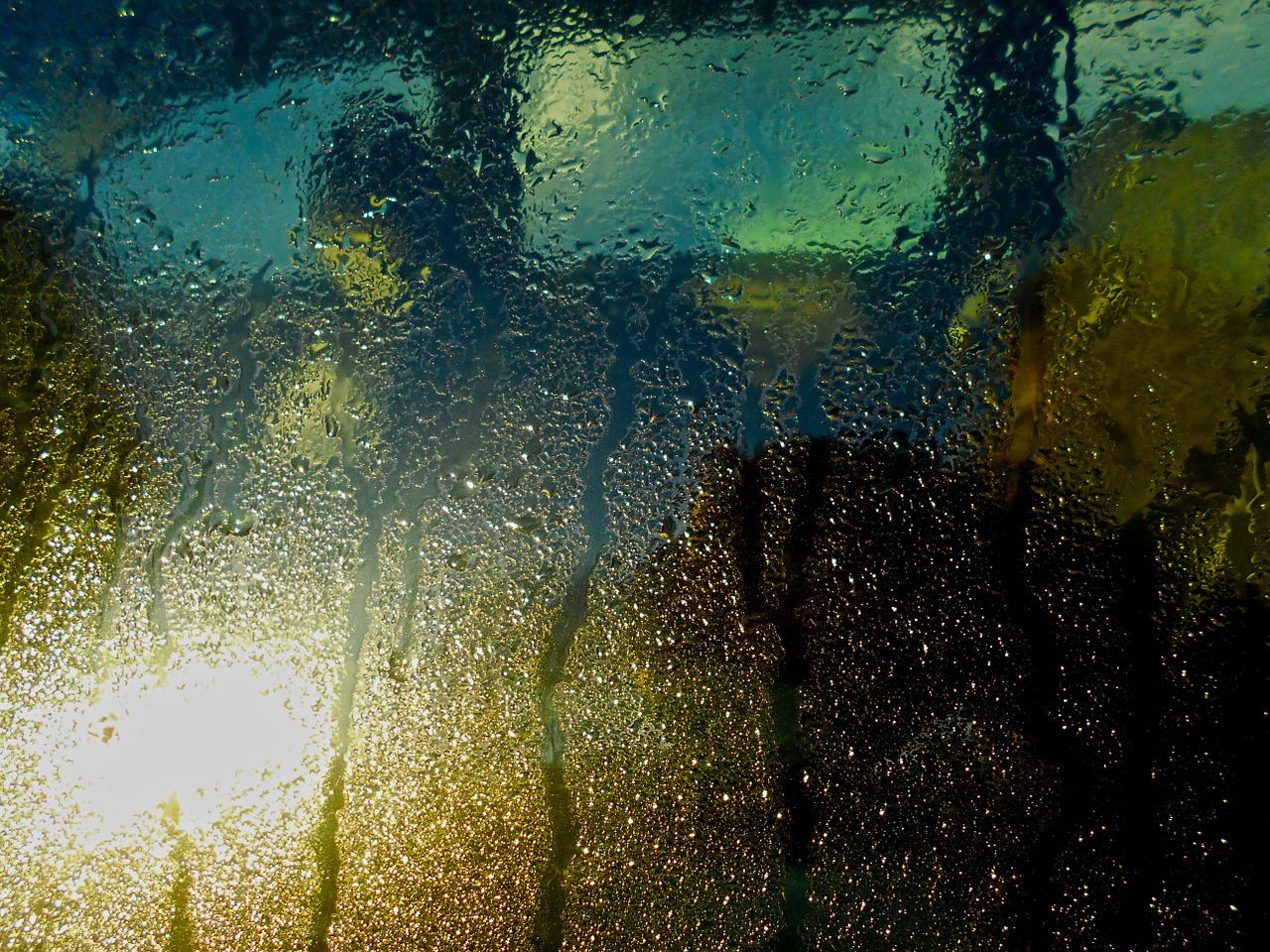 car window condensation drizzle free photo