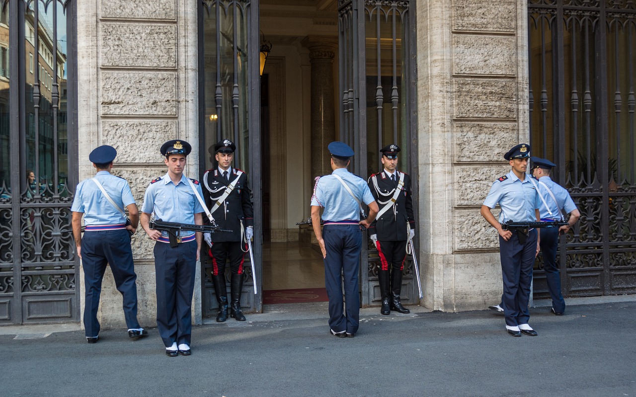 carabinieri honor guard rome free photo