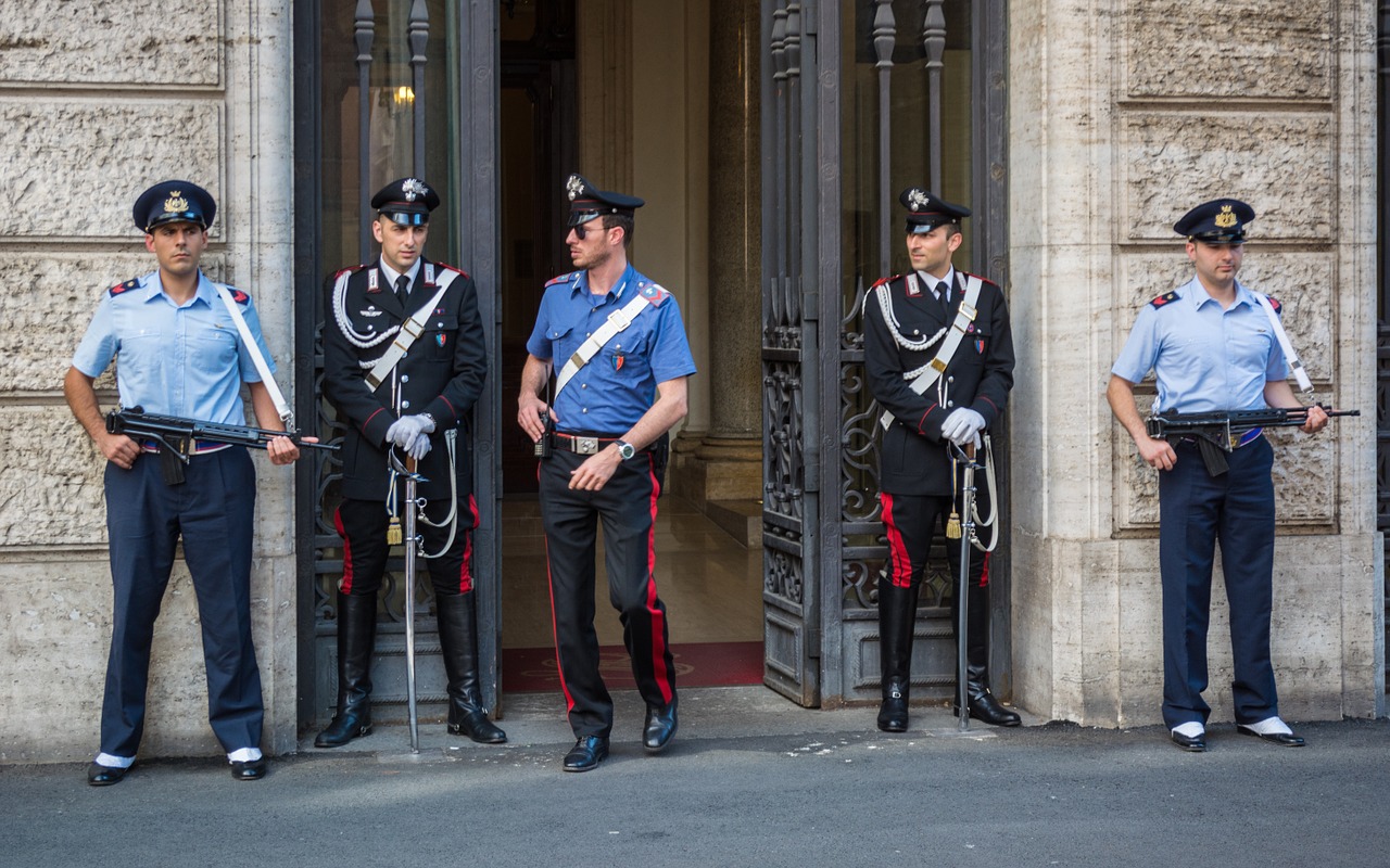 carabinieri honor guard rome free photo