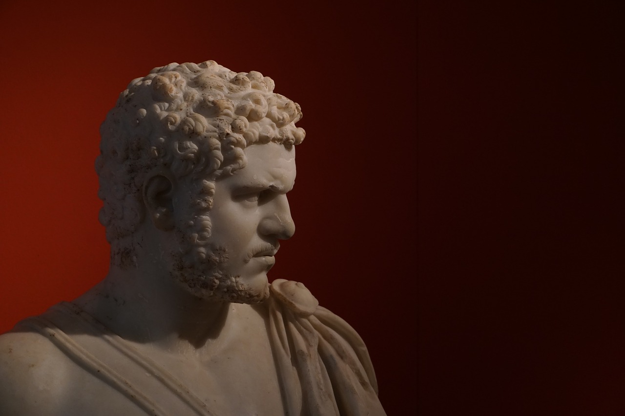 caracalla  bust  antique free photo