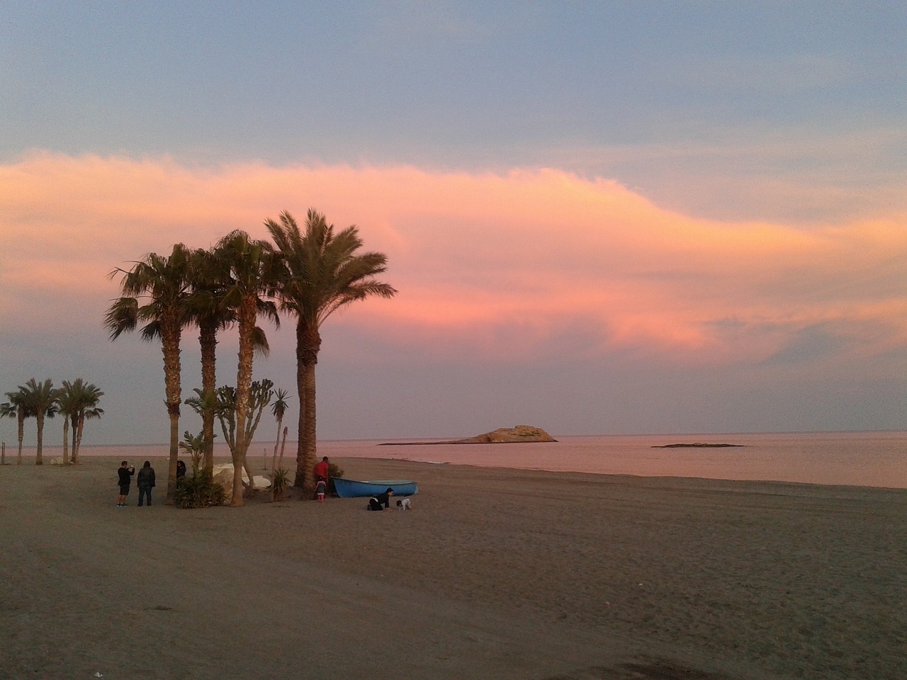 carboneras almeria sunset free photo