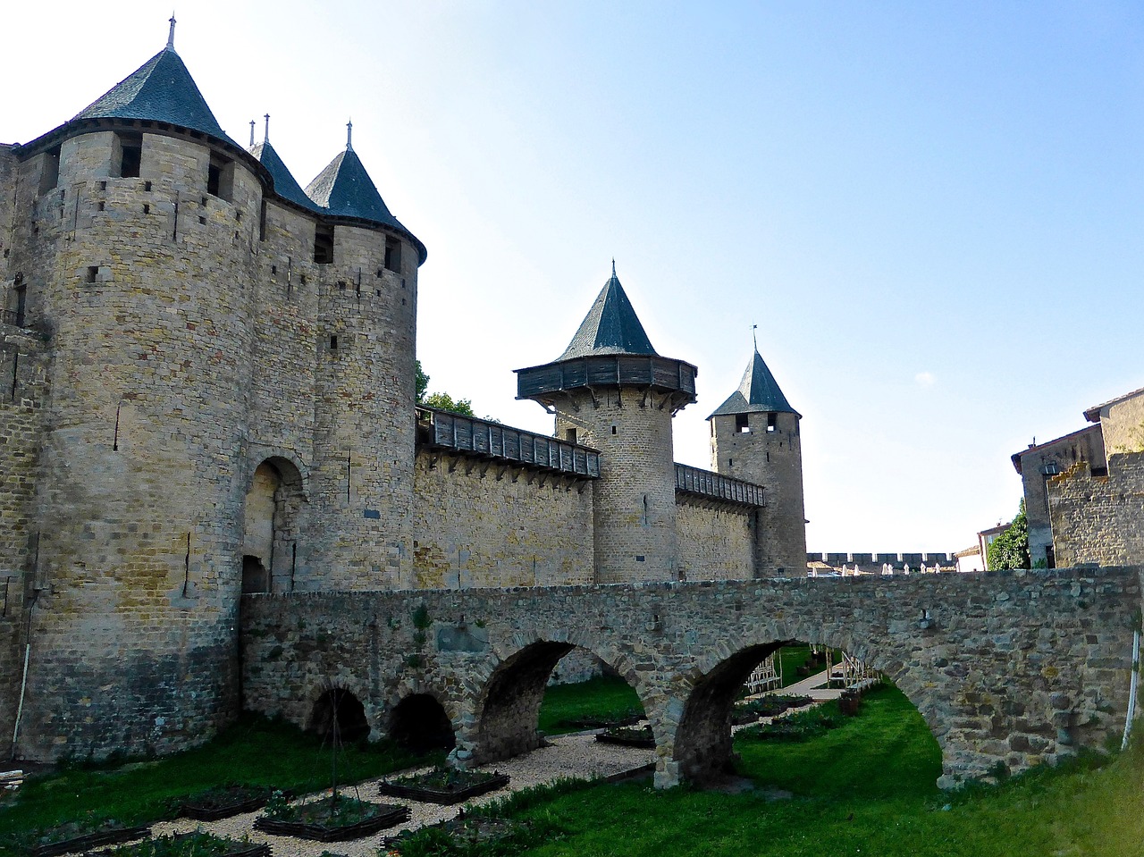carcassonne defence wall free photo
