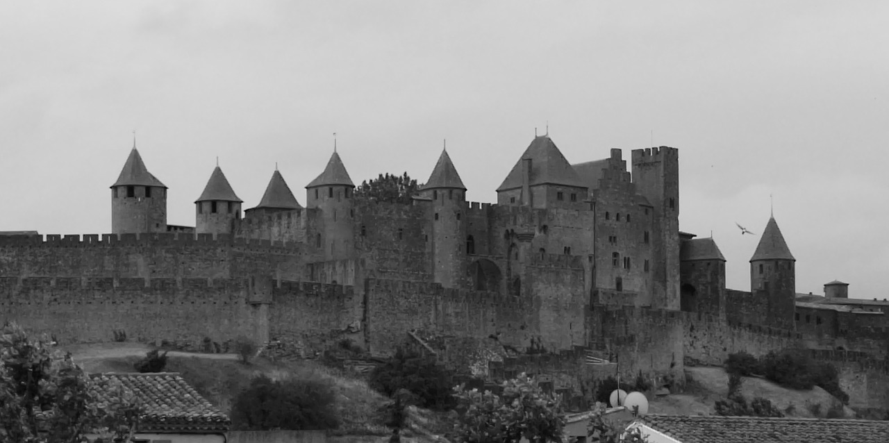 carcassonne france medieval city free photo
