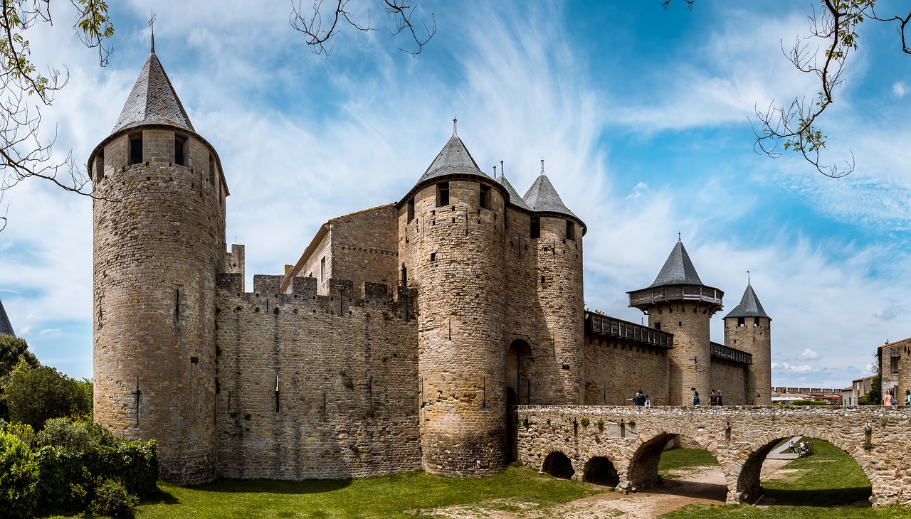 carcassonne  france  tourism free photo