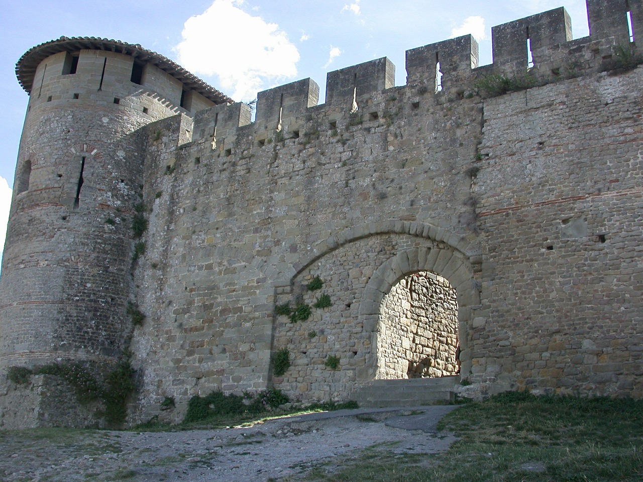 carcassonne medieval castle city free photo