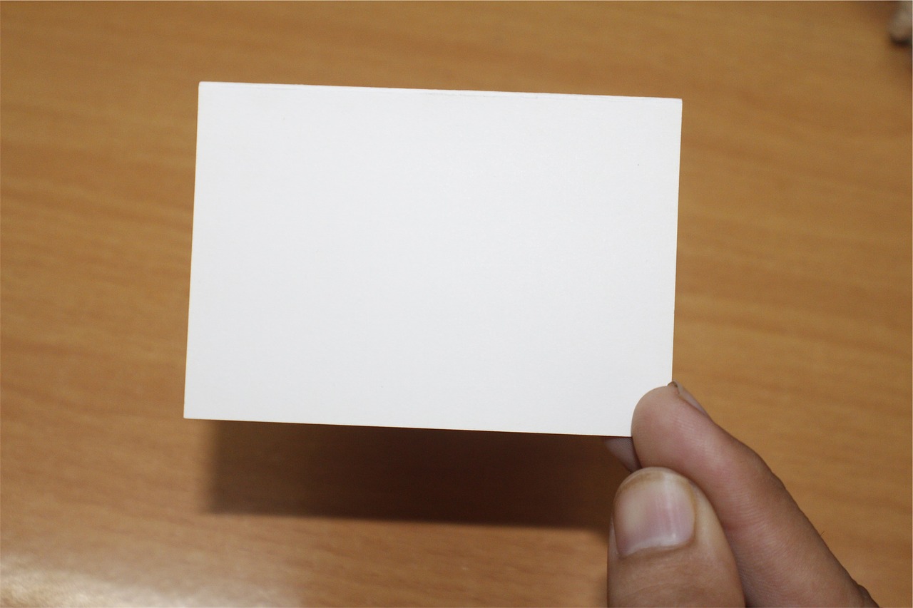 card note hand free photo