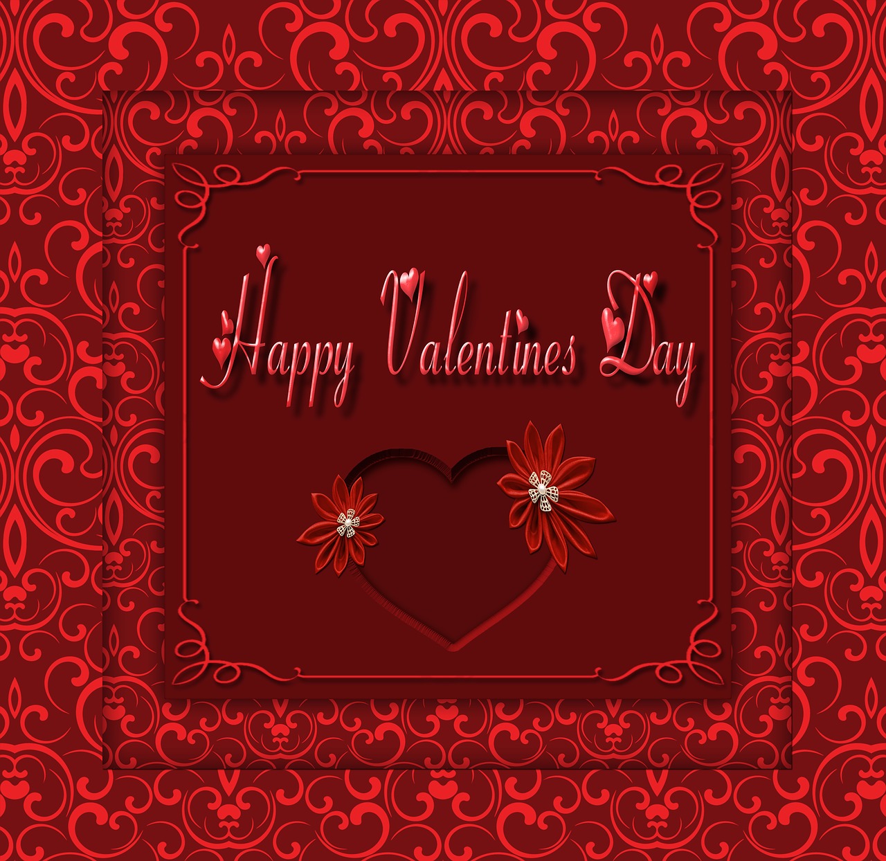 card happy valentine's day love free photo