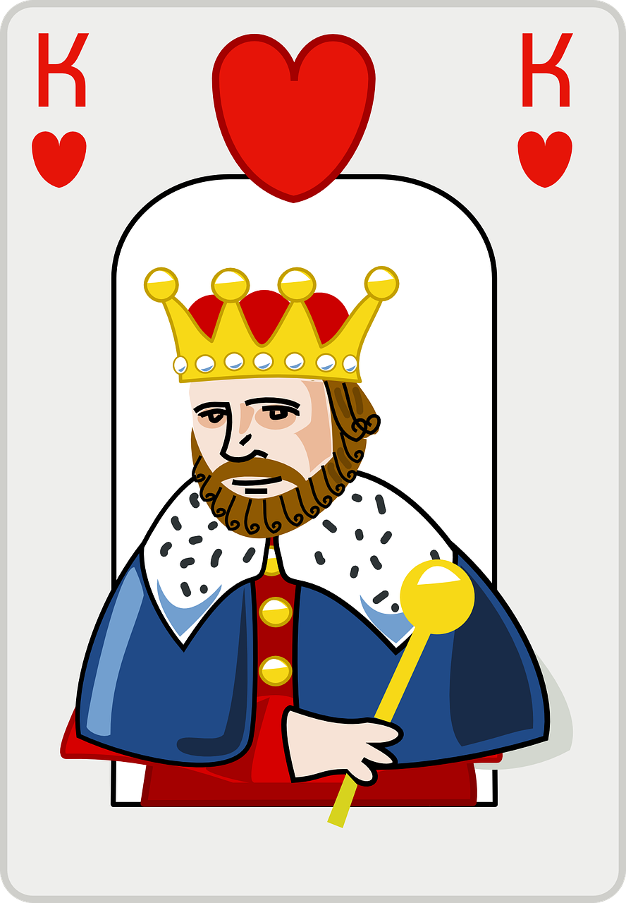 card king heart free photo