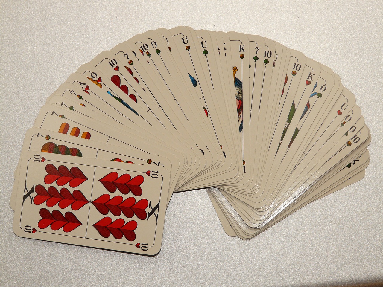 card game cards ten free photo