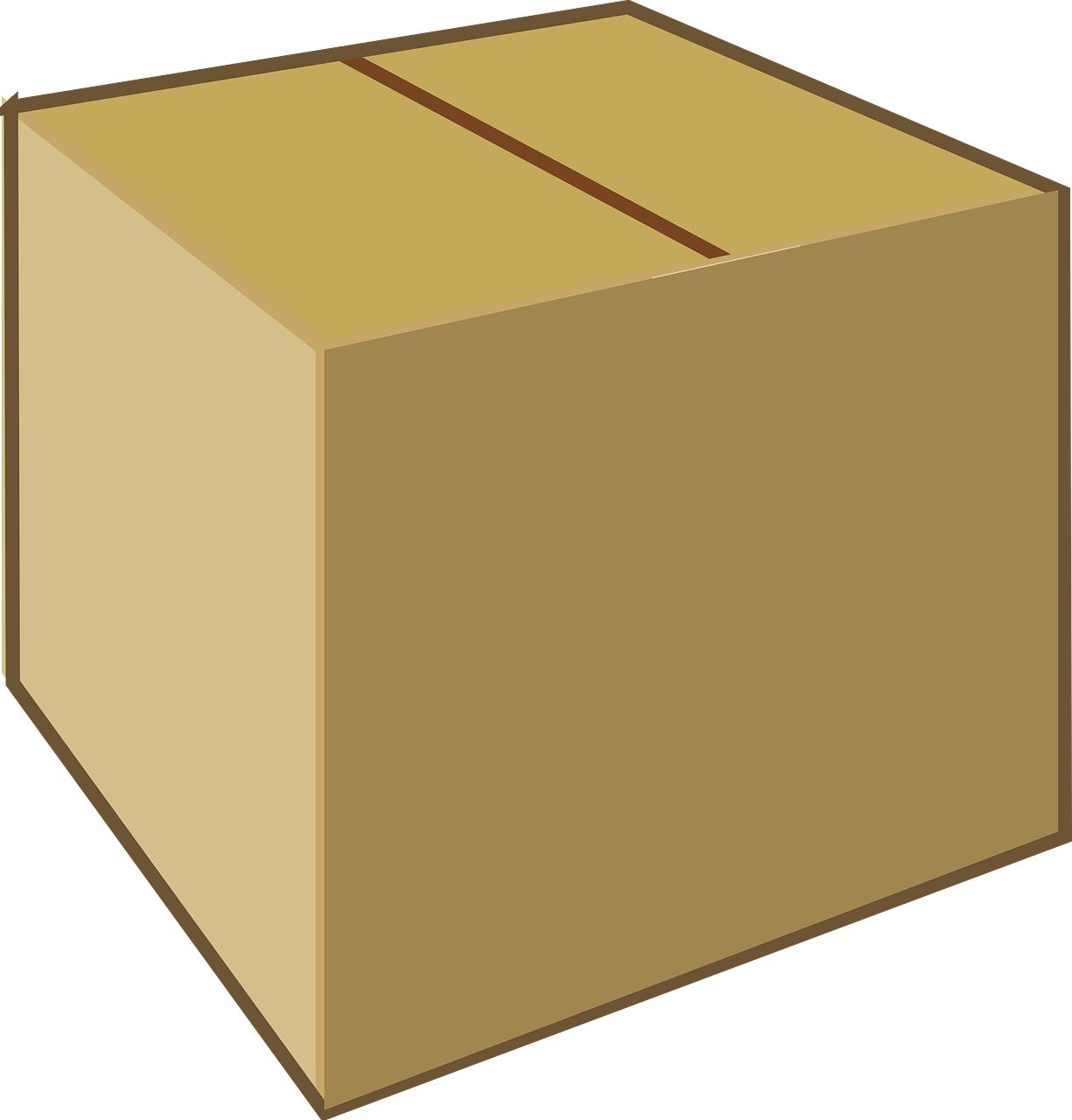 cardboard box brown box free photo