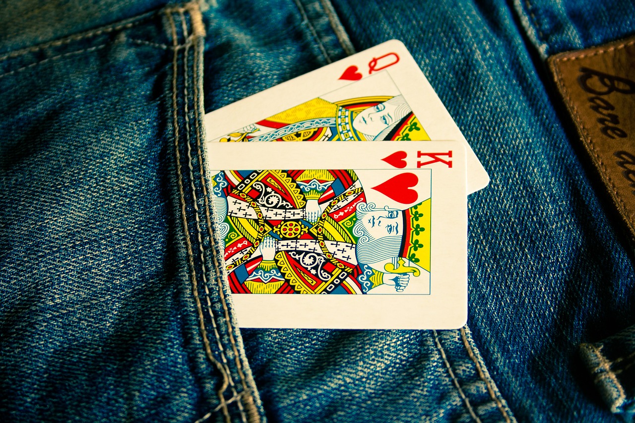 cards jeans blue free photo