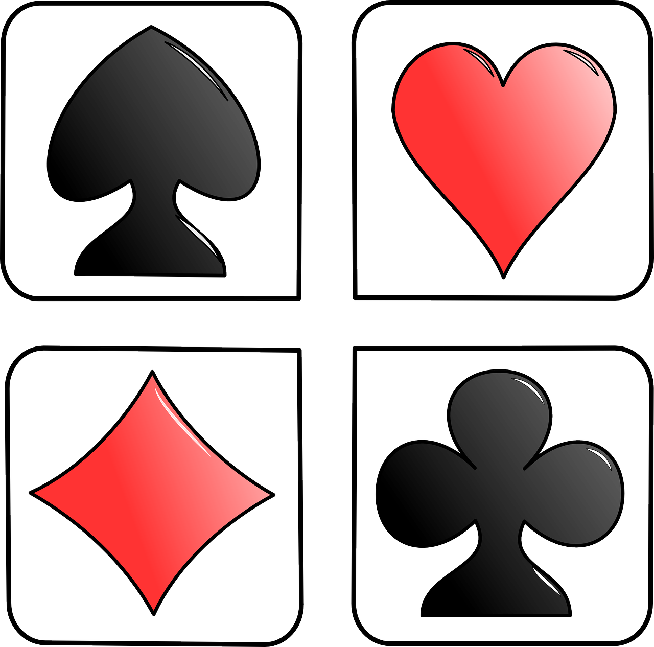 cards heart symbols free photo