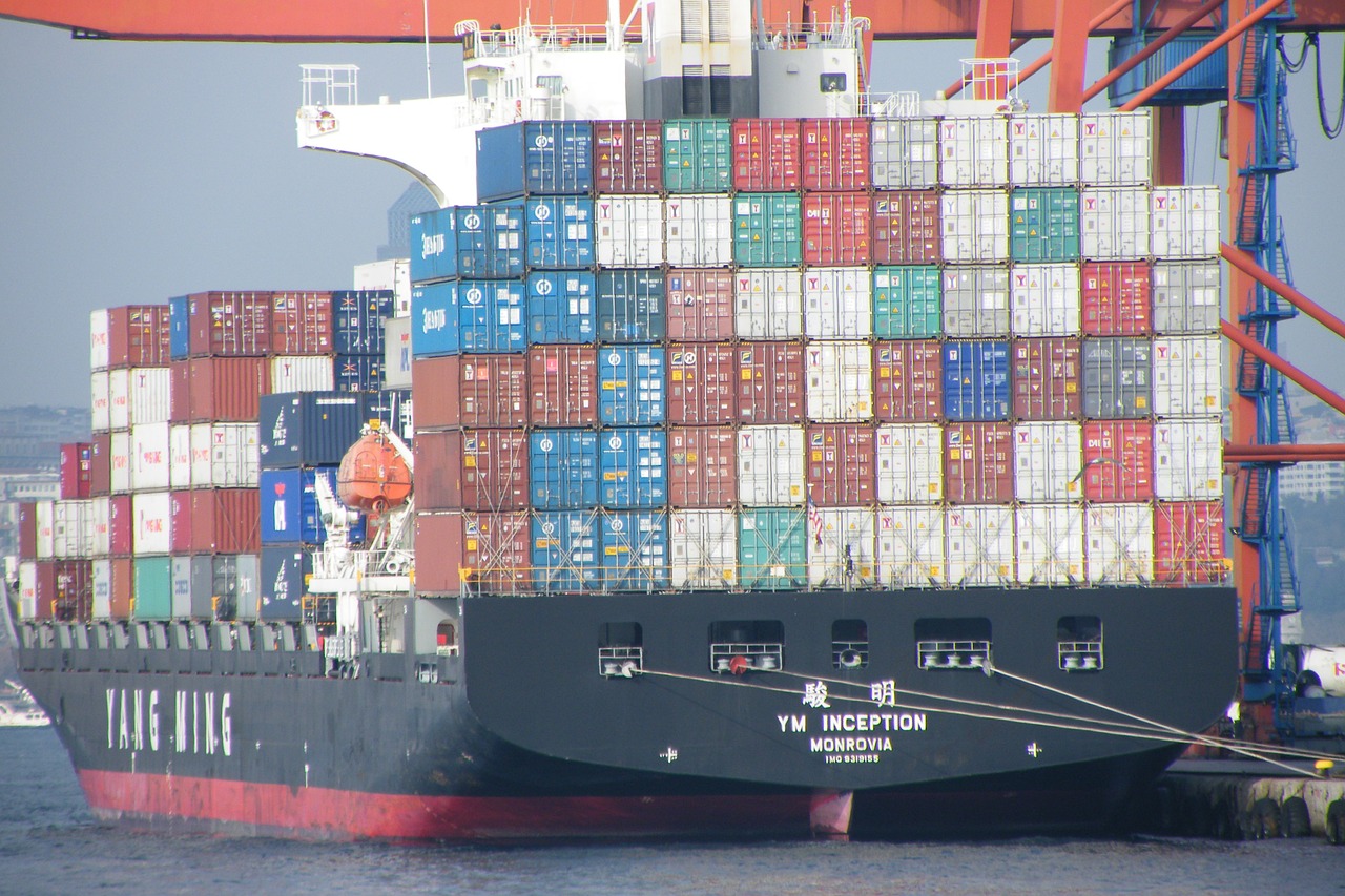 cargo ship ship port free photo