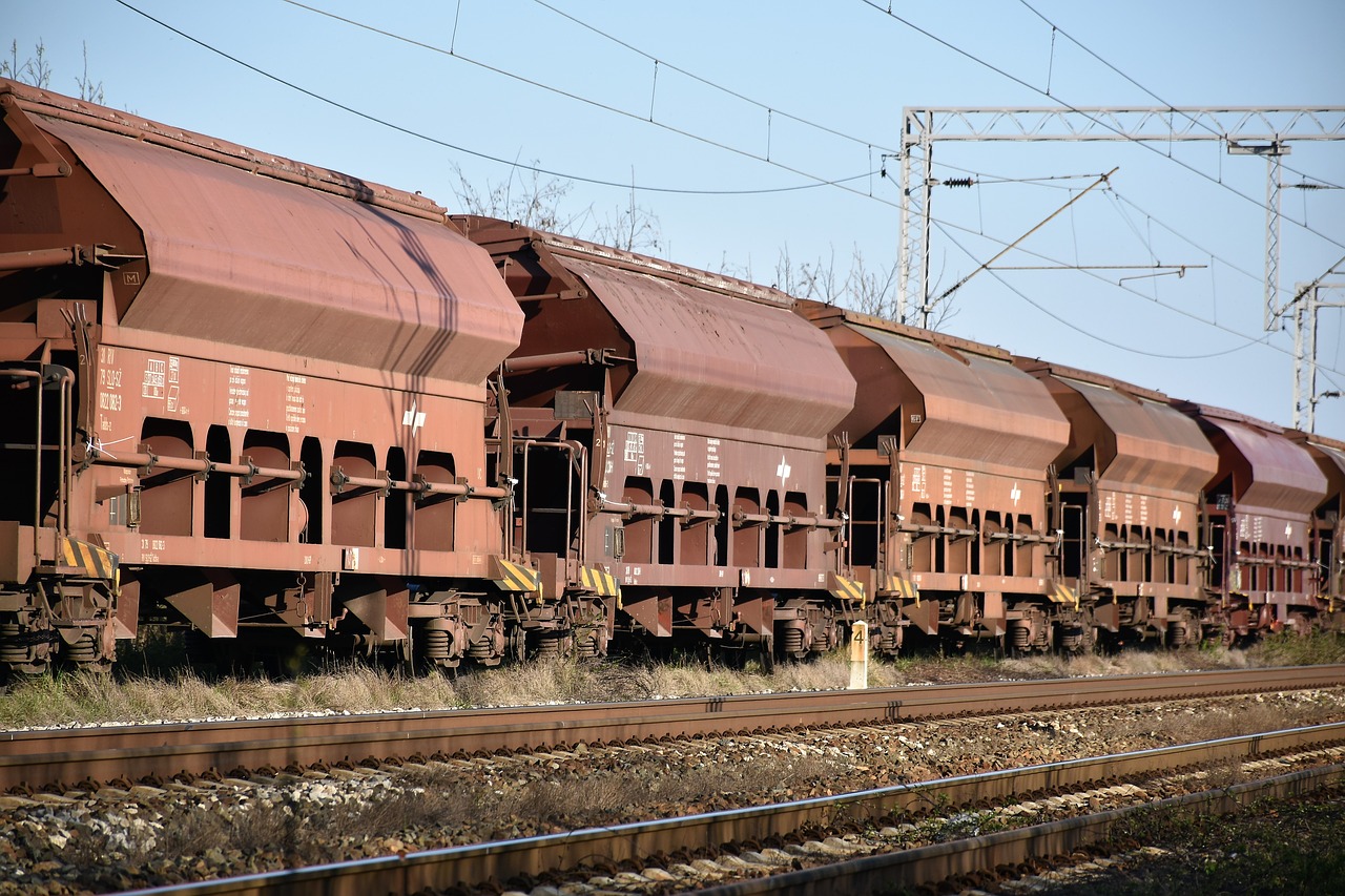 cargo train  wagons  transportation free photo