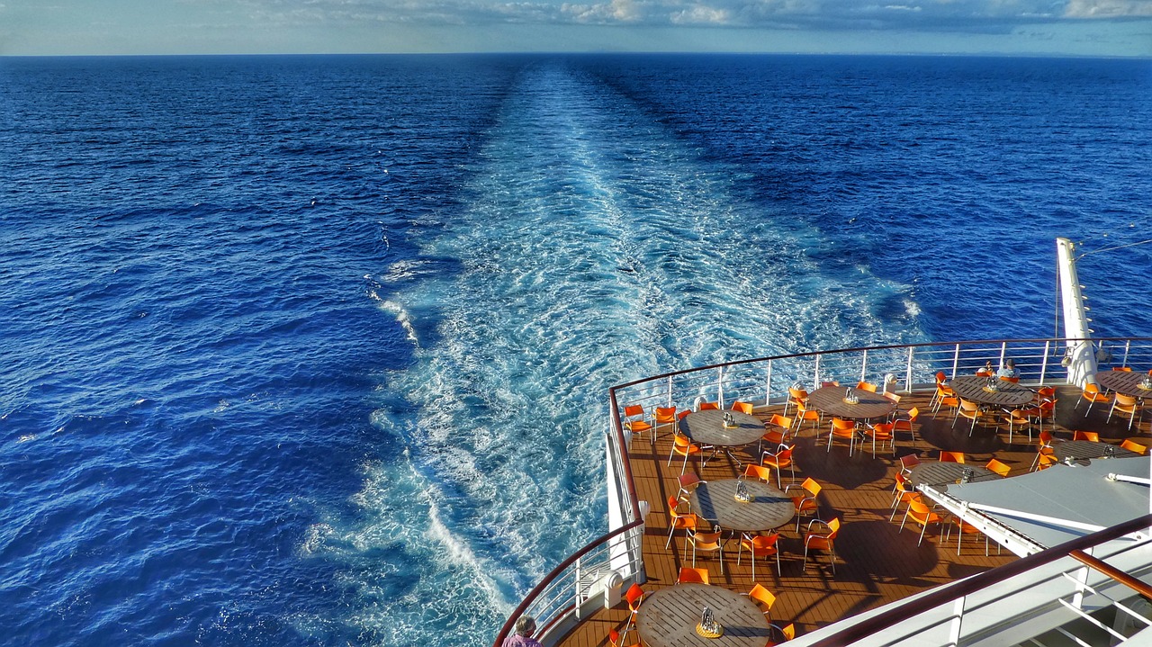 caribbean ship driving cruise ship free photo