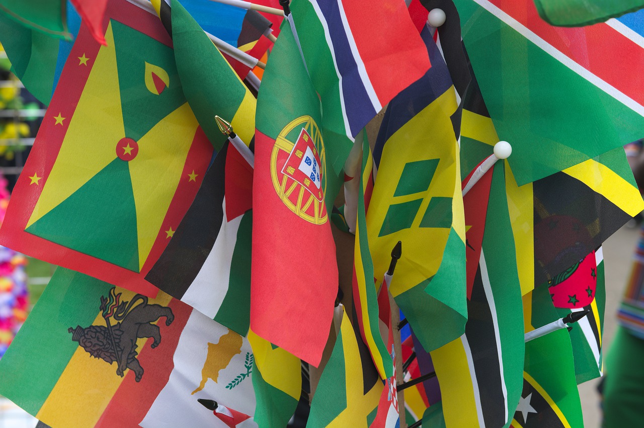 caribbean  flags  jamaica free photo