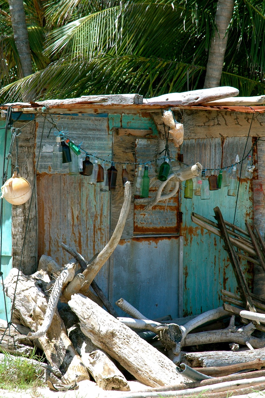 caribbean hut central america free photo