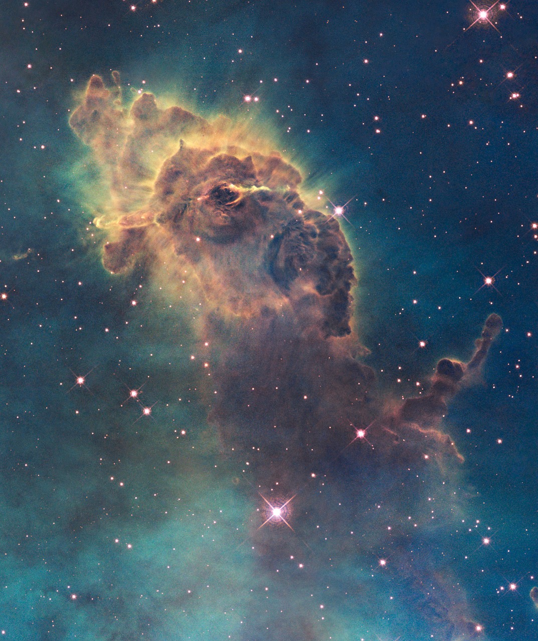 carina nebula space cosmos free photo