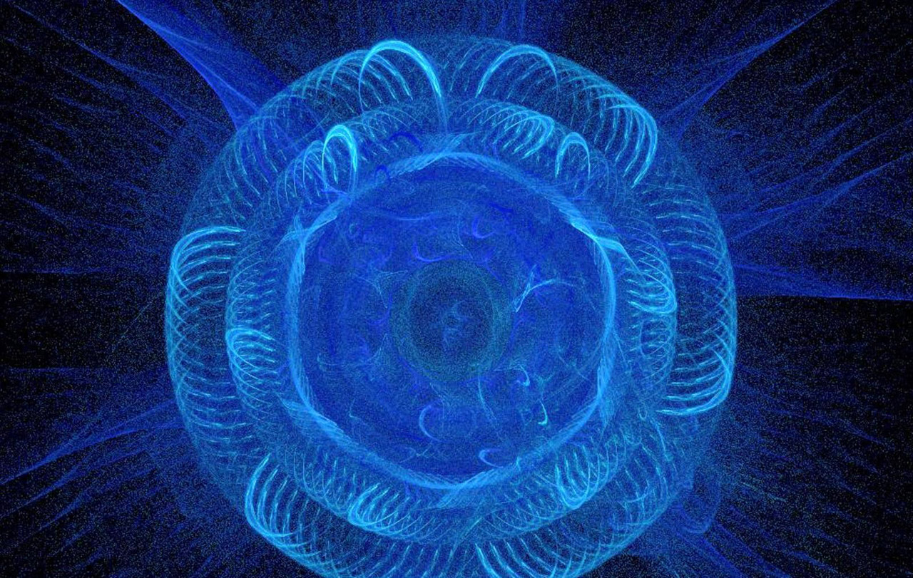 blue fractal carkish blue flame fractal free photo