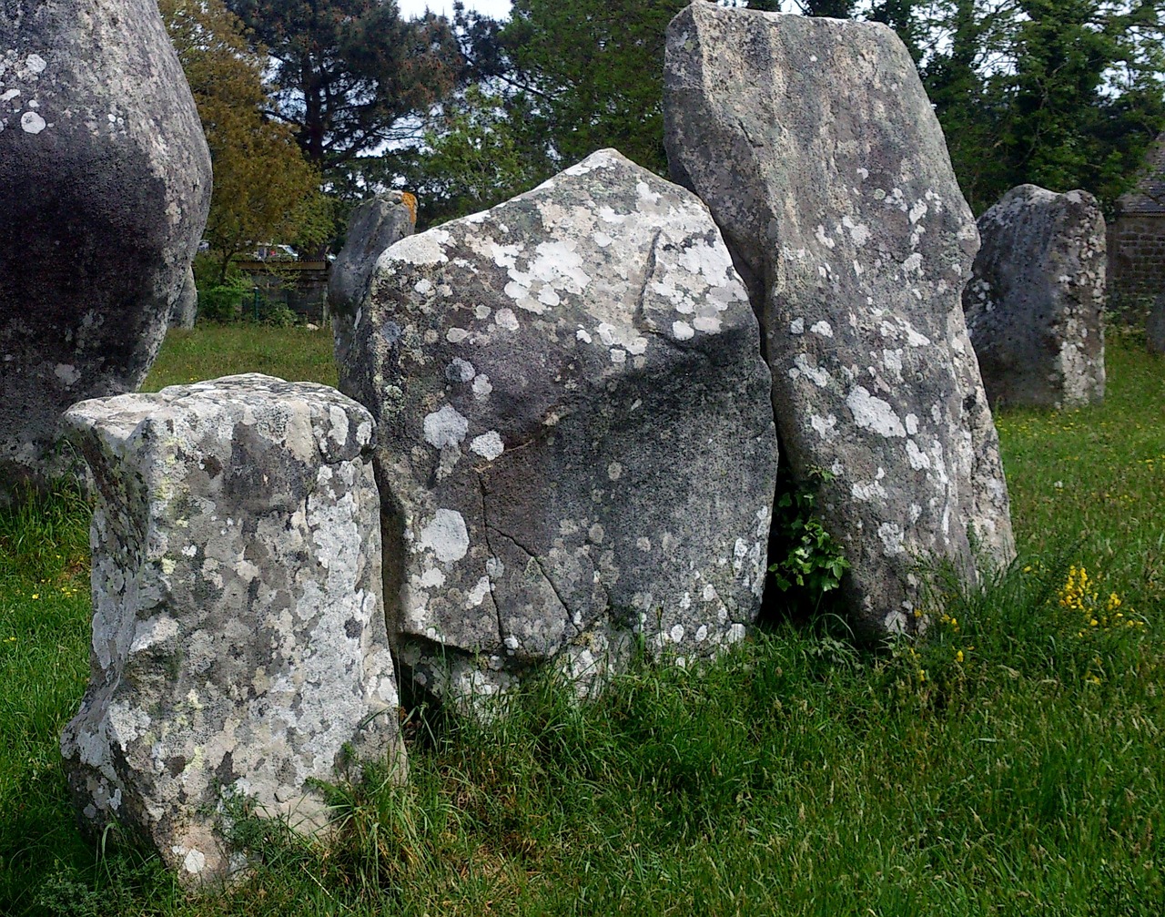 carnac stones brittany megalith free photo