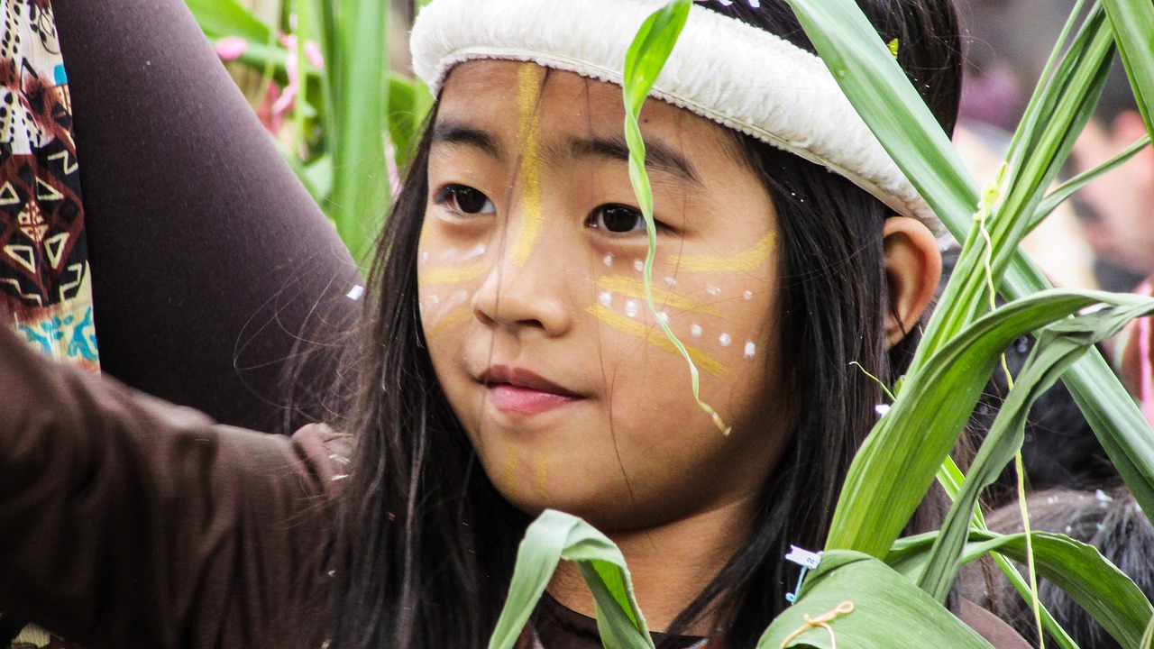 carnival girl asian free photo