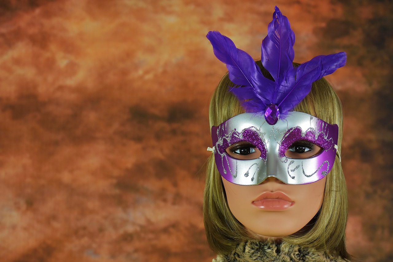 carnival mask woman free photo