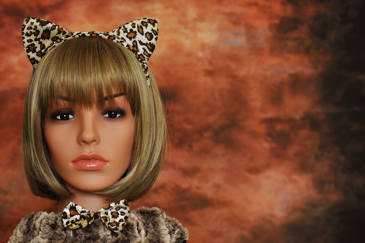 carnival leopard ears panel free photo