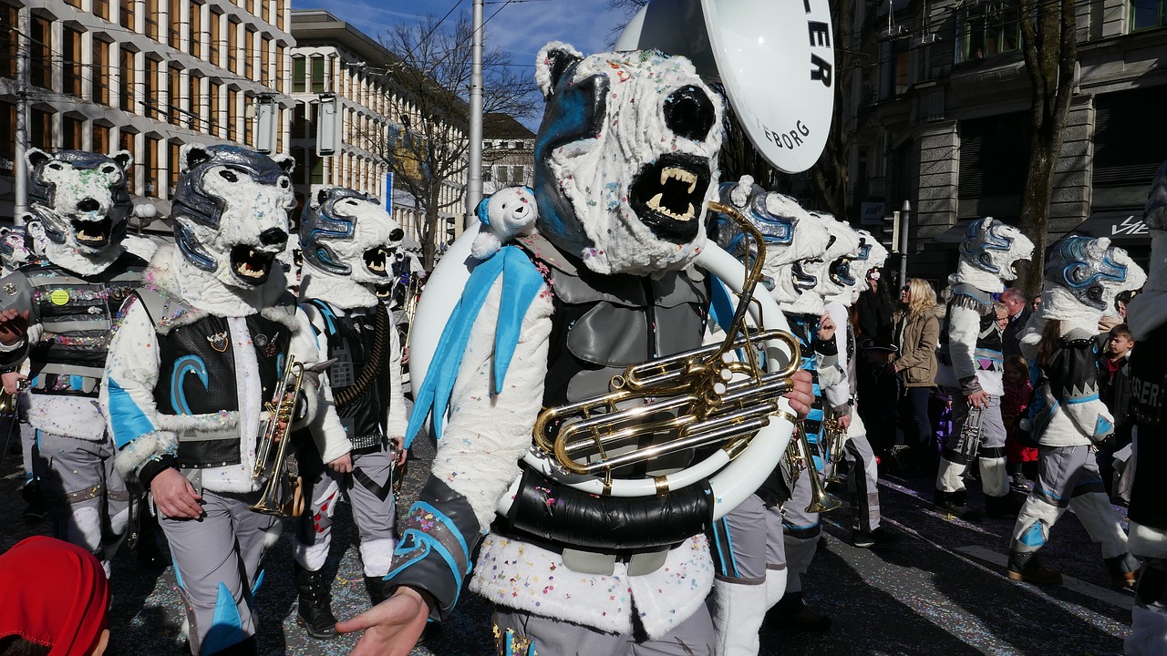 carnival lucerne mask free photo