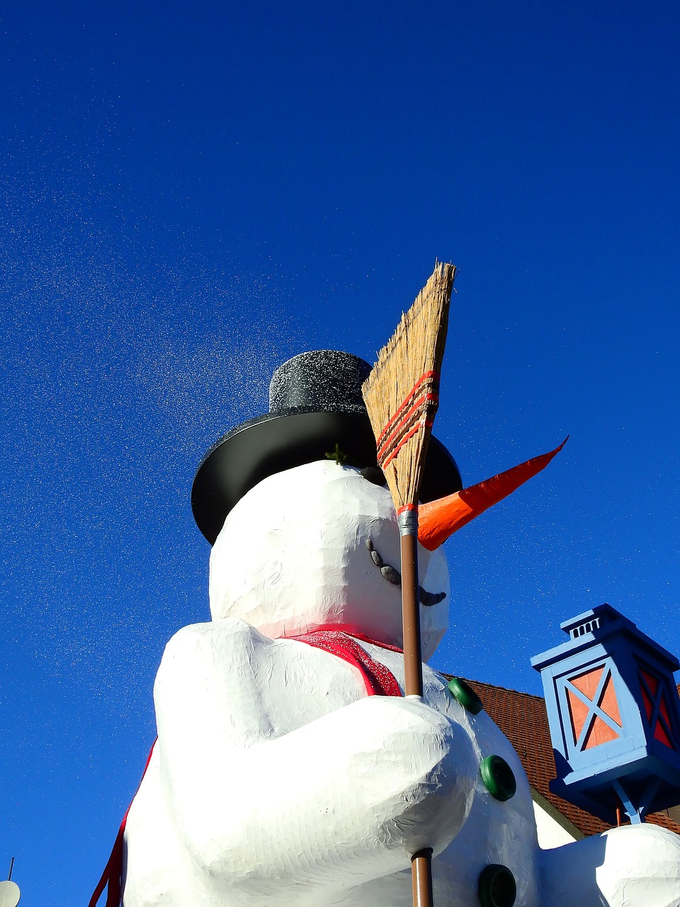 carnival move snow man free photo