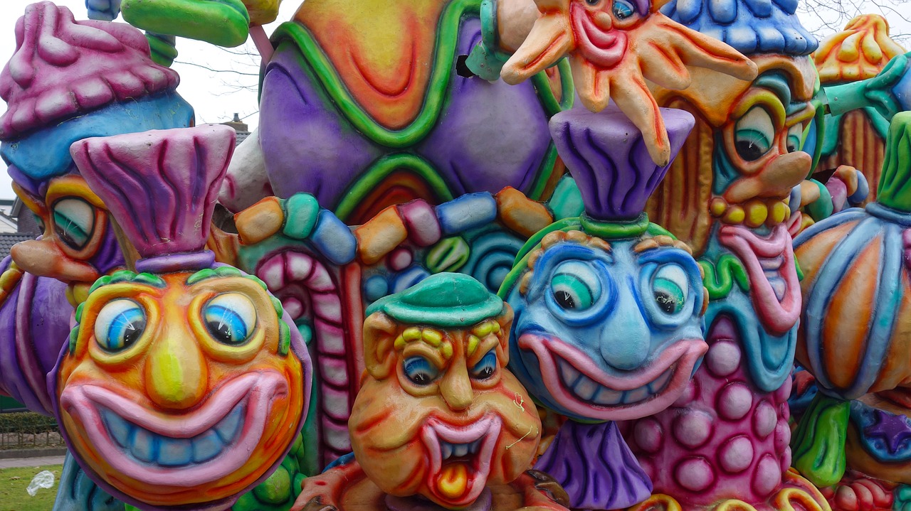 carnival parade dolls free photo