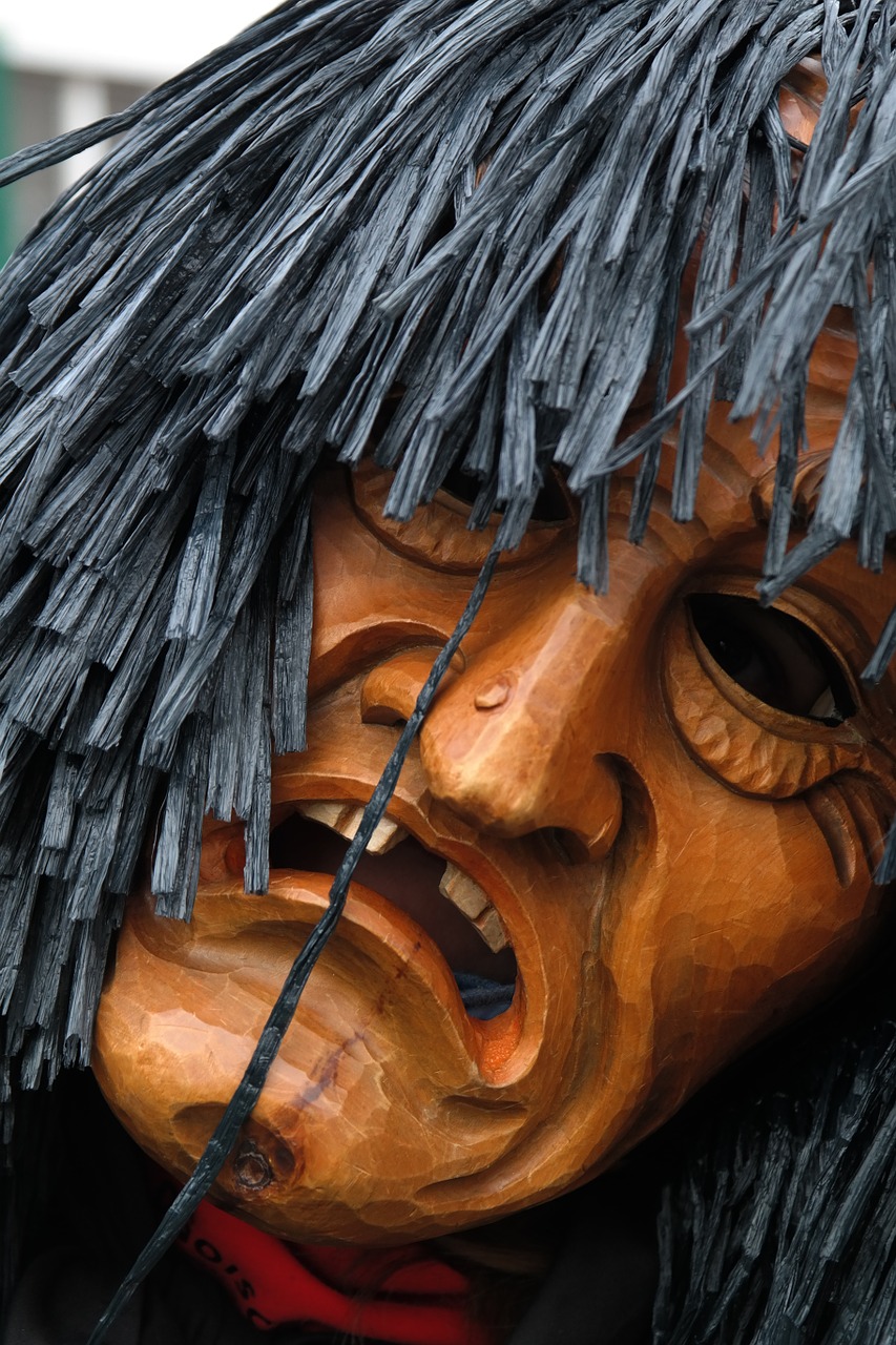 carnival mask the witch free photo