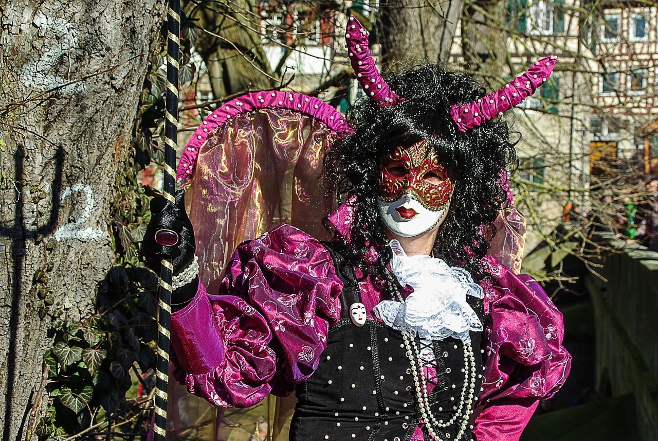 carnival costume pink free photo