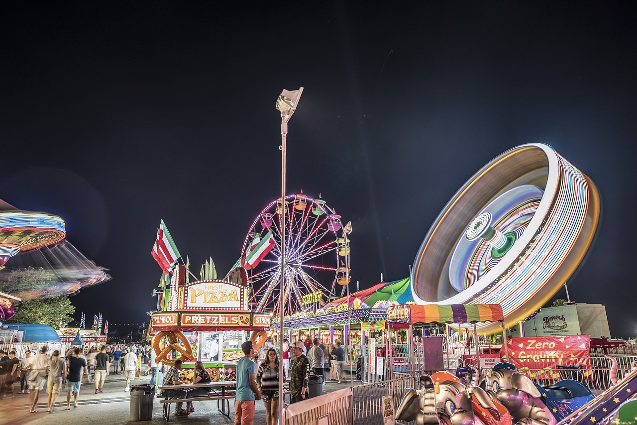 carnival  rides  entertainment free photo