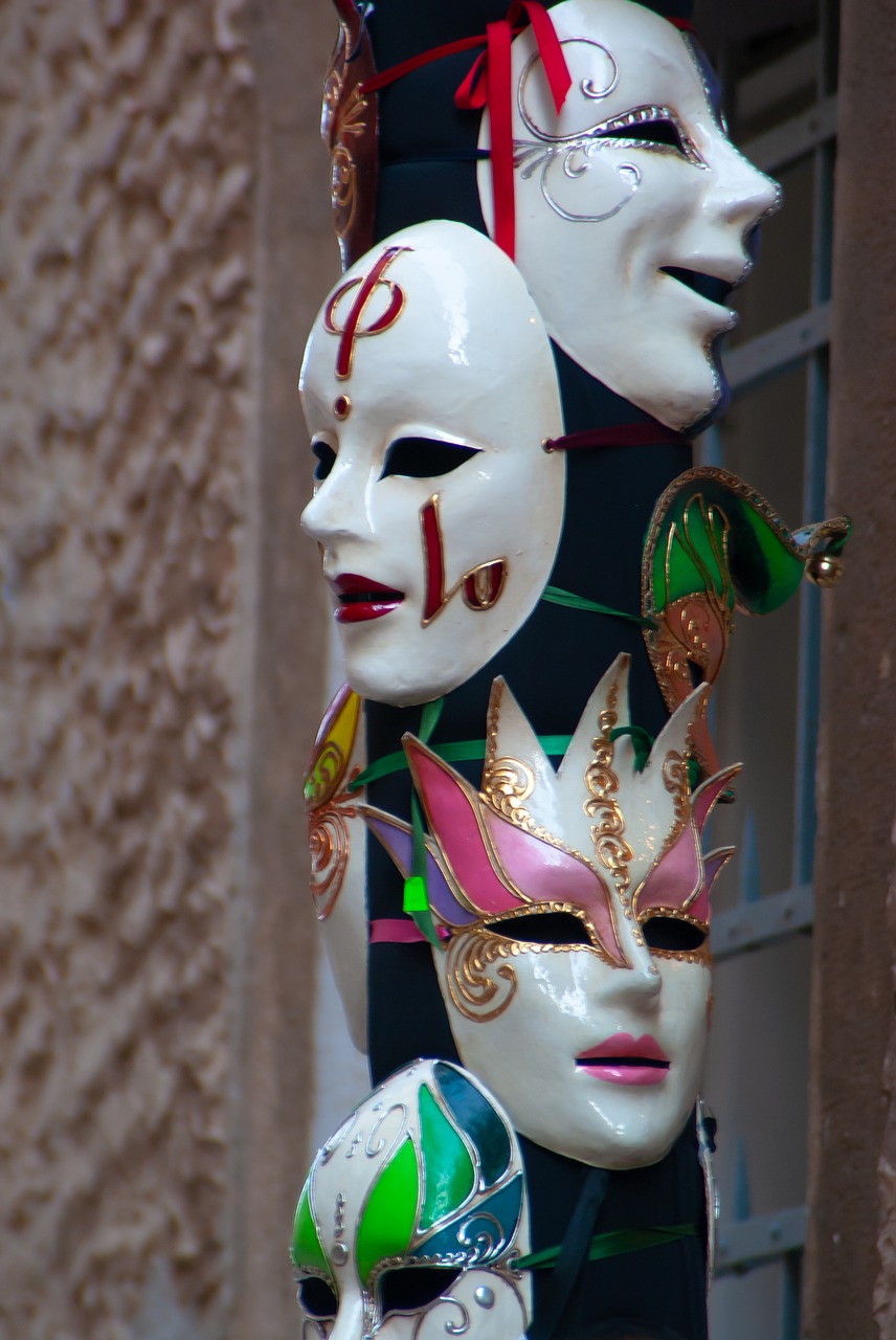 carnival  masks  romance free photo