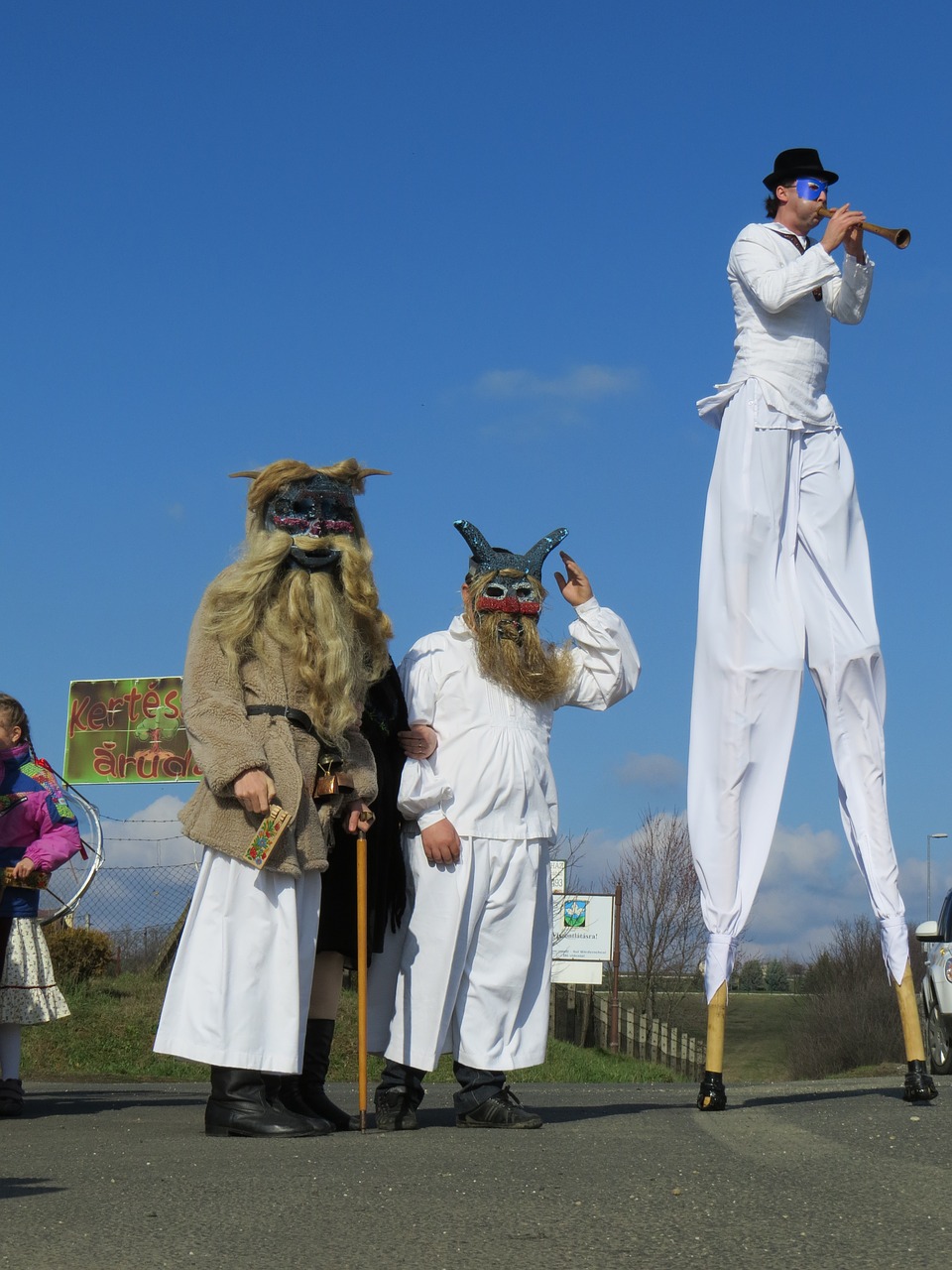 carnival stilt the winter inducts free photo