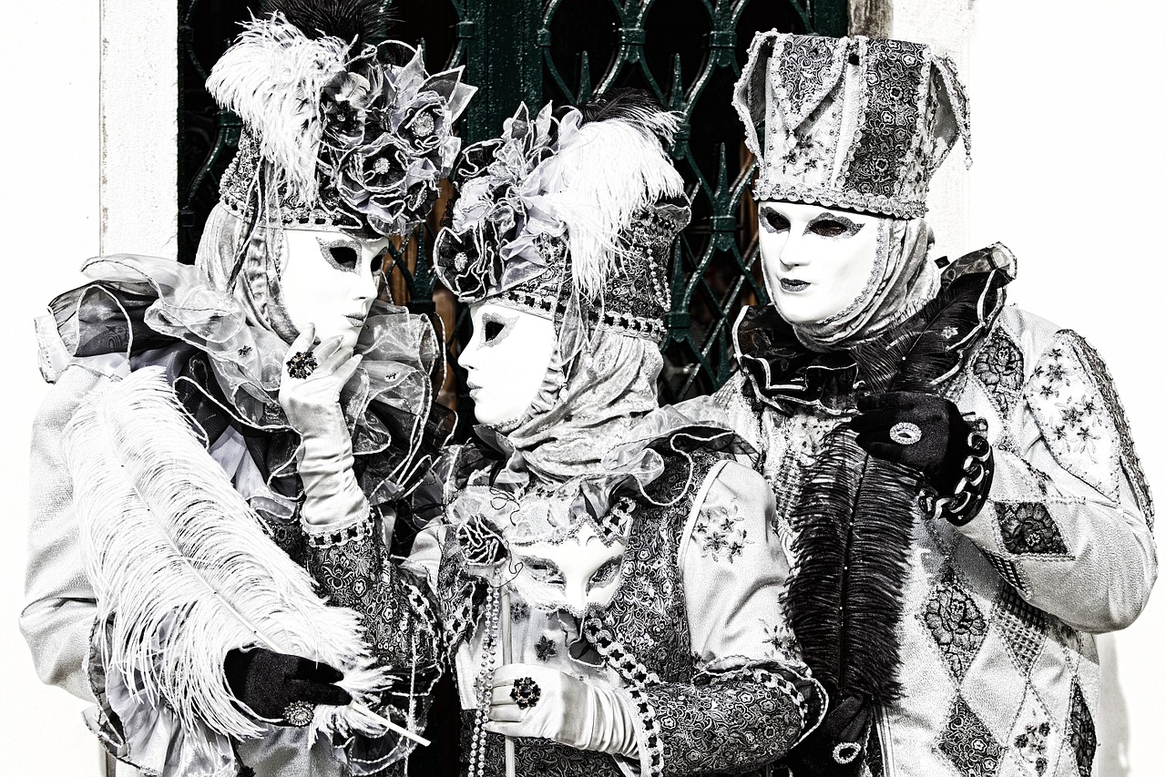carnival venice masks free photo