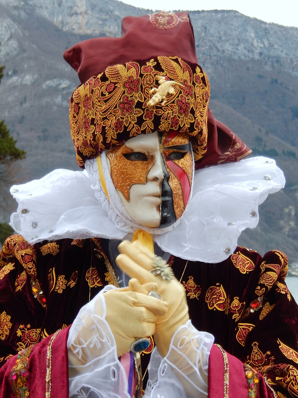 mask carnival annecy festival free photo