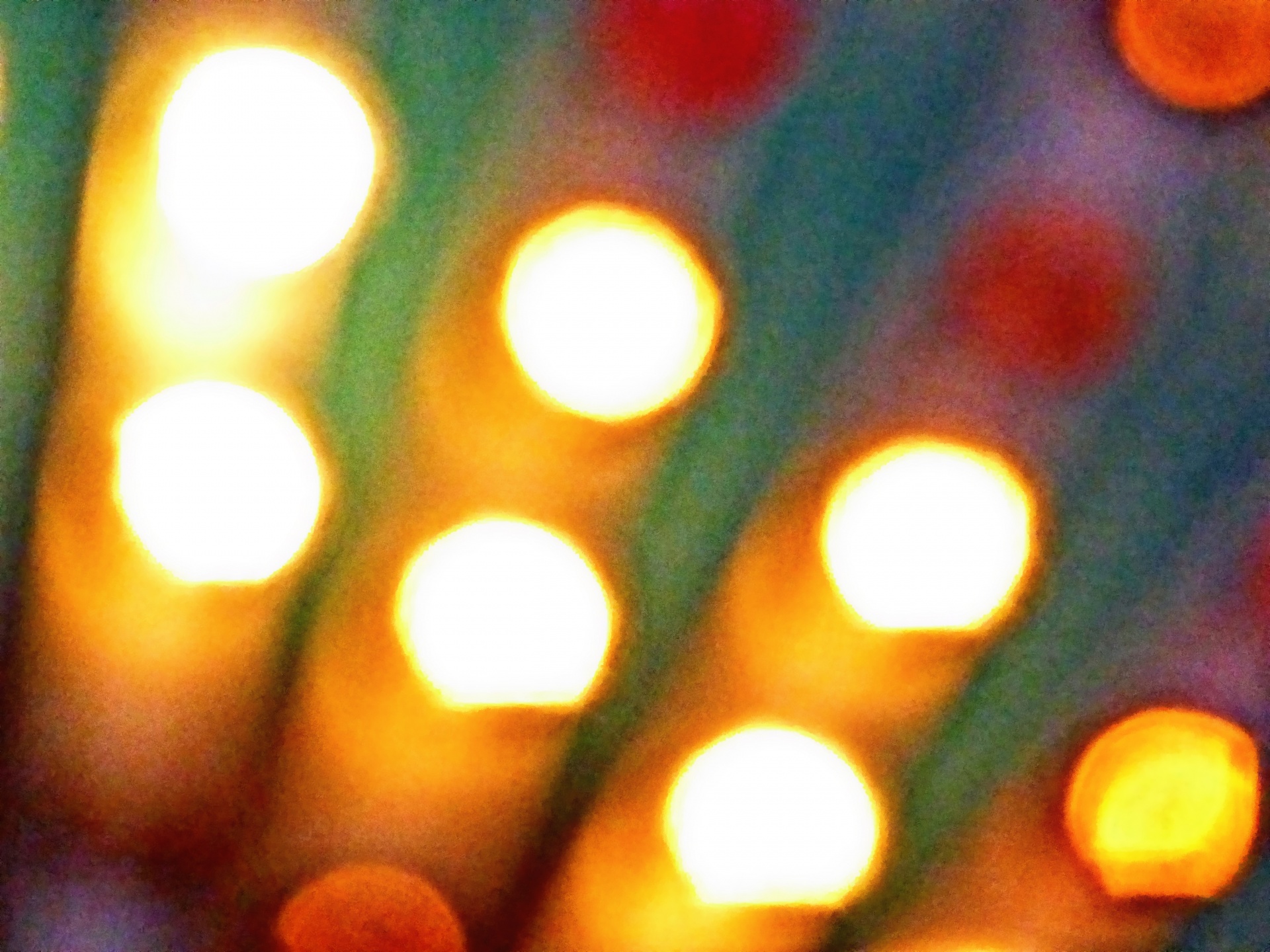 bokeh lights abstract free photo