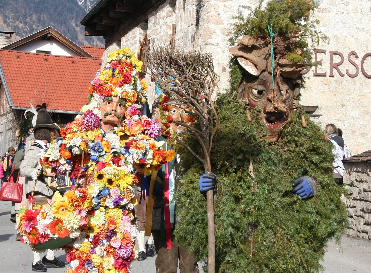 carnival parade tyrol customs free photo