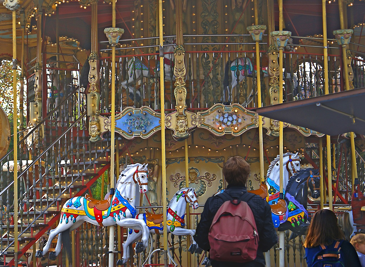 carousel vortex fun free photo